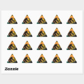 Haunted Halloween Scene Sticker (Vel)
