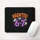 Haunted Halloween Skeleton Haunted Six Seven Numbe Muismat (Met muis)