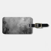 Haunted Halloween Sky met Ravens Bagagelabel (Voorkant horizontaal)