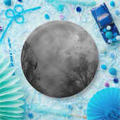 Haunted Halloween Sky met Ravens Papieren Bordje (Feest)