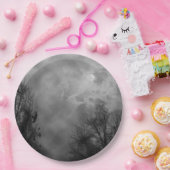 Haunted Halloween Sky met Ravens Papieren Bordje (Feest)