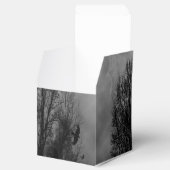 Haunted Halloween Sky met Ravens Party Favor Box Bedankdoosjes (Geopend)