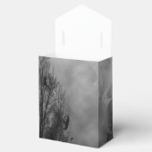 Haunted Halloween Sky met Ravens Party Favor Box Bedankdoosjes (Geopend)