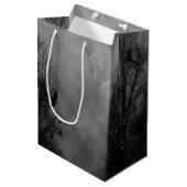 Haunted Halloween Sky met Ravens Party Favor Box Medium Cadeauzakje (Voorkant Gekanteld)