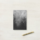 Haunted Halloween Sky met Ravens Post-it® Notes (Op bureau)