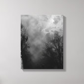 Haunted Halloween Sky Wrapped Canvas (Voorkant)