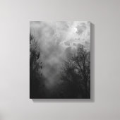Haunted Halloween Sky Wrapped Canvas (Voorkant)