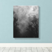 Haunted Halloween Sky Wrapped Canvas Afdruk (Insitu (Houten vloer))