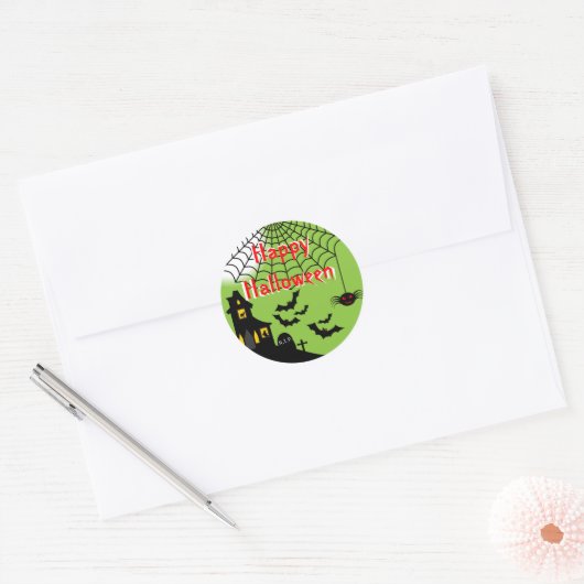 Haunted Halloween Stickers (Envelop)