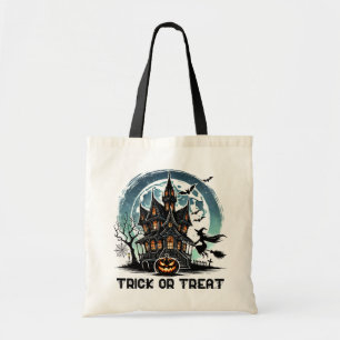 Haunted Halloween Trick or treat Bag Tote Bag