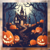 Haunted Halloween Window Cling Raamsticker (Vel 2)