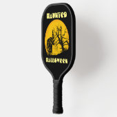 Haunted Halloween Wyed Witch Full Moon Dead Tree Pickleball Paddle (Links)