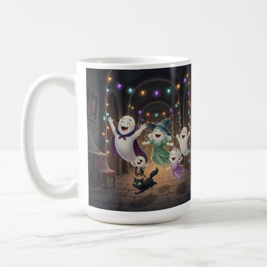 Haunted Hallway Happiness Koffiemok (Links)