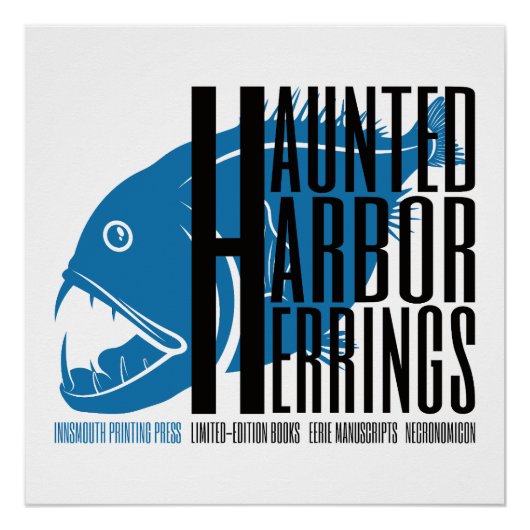Haunted Harbour Haring Printing Press Perfect Poster (Voorkant)