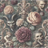 Haunted Harmonics – Gothic Victorian Sticker (Voorkant)