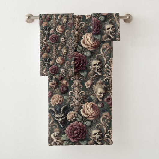 Haunted Harmonics - Gotisch Victoriaans Bad Handdoek (Insitu)