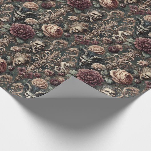 Haunted Harmonics - Gotisch Victoriaans Cadeaupapier (Hoek)