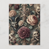 Haunted Harmonics - Gotisch Victoriaans Feestdagenkaart (Voorkant)