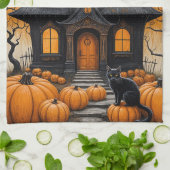 Haunted Harvest Night Theedoek (Gevouwen)