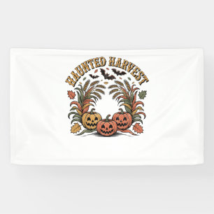 Haunted Harvest Retro Halloween Pumpkin Spandoek