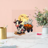 Haunted Hayride Koe Acryl Bord (Huwelijk)