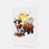 Haunted Hayride Koe Acryl Bord (Hoek)