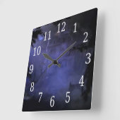 Haunted Hill House Square Clock Vierkante Klok (Hoek)