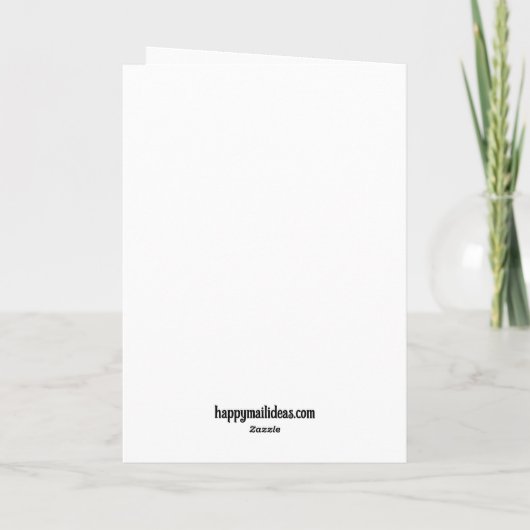 Haunted Holiday Christmas Kaart (Achterkant)