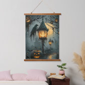 Haunted Hollow – Halloween Night Hangend Wandkleed (Slaapkamer)