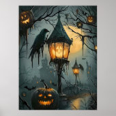 Haunted Hollow – Halloween Night Poster (Voorkant)