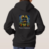 Haunted Hollow & Maan  Hoodie (Achterkant)