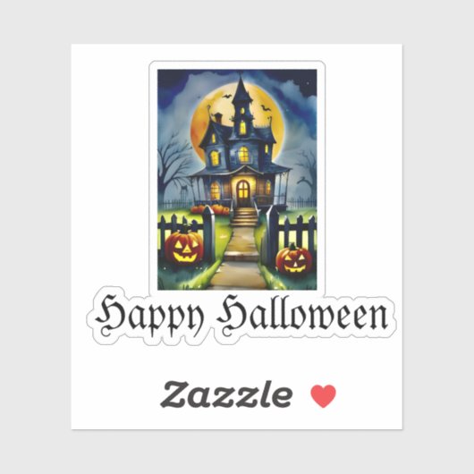 Haunted Hollow & Moon aangekondigd Sticker (Vel)