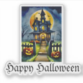 Haunted Hollow & Moon aangekondigd Sticker (Voorkant)