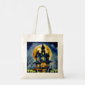 Haunted Hollow & Moon aangekondigd Tote Bag (Achterkant)