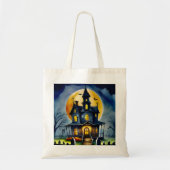 Haunted Hollow & Moon Tote Bag (Voorkant)