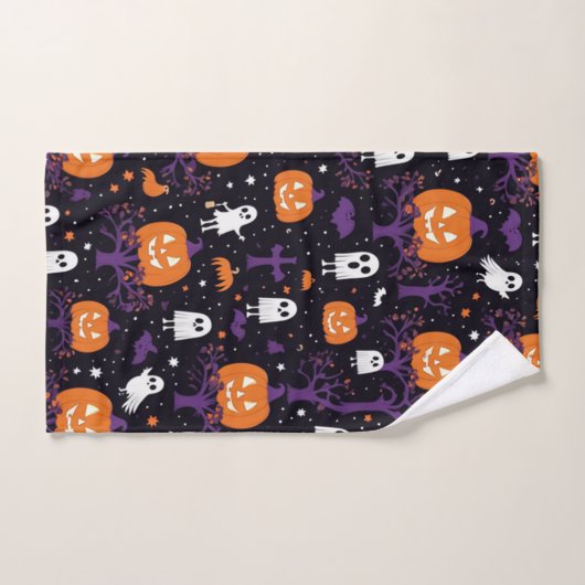 Haunted Homecoming: Halloween badhanddoek set Bad Handdoek (Handdoek)
