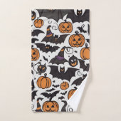 Haunted Homecoming: Halloween badhanddoek set Bad Handdoek (Handdoek)