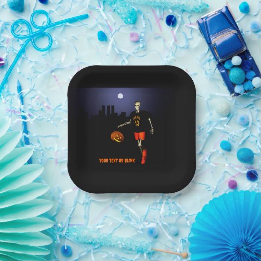 Haunted Hoops Papieren Bordje (Feest)