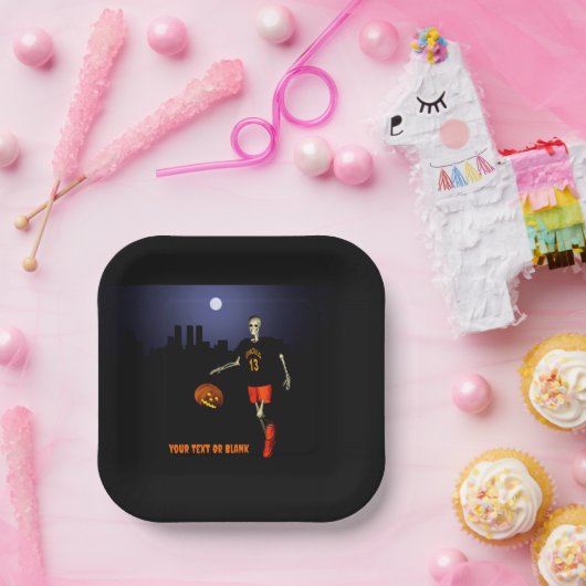 Haunted Hoops Papieren Bordje (Feest)