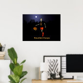 Haunted Hoops Poster (Thuiskantoor)