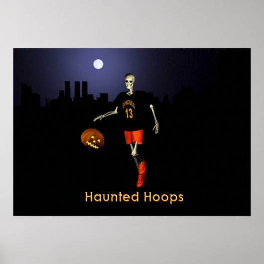 Haunted Hoops Poster (Voorkant)