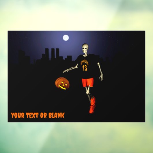 Haunted Hoops Raamsticker (Vel 3)