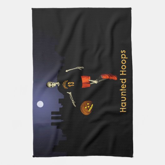 Haunted Hoops Theedoek (Verticaal)