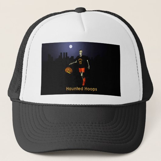 Haunted Hoops Trucker Pet (Voorkant)