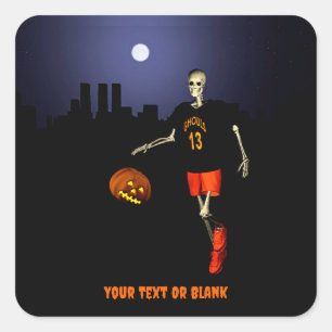 Haunted Hoops Vierkante Sticker
