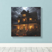Haunted Horizons Canvas Afdruk (Insitu (Houten vloer))