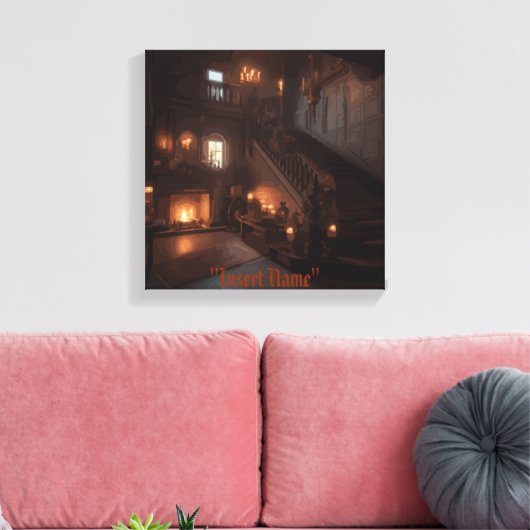 Haunted Horizons Canvas Afdruk (Insitu (Woonkamer))