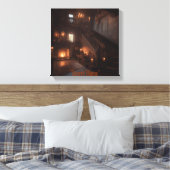 Haunted Horizons Canvas Afdruk (Insitu (Slaapkamer))