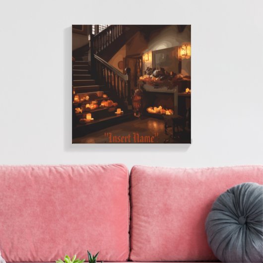 Haunted Horizons Canvas Afdruk (Insitu (Woonkamer))
