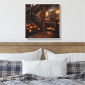 Haunted Horizons Canvas Afdruk (Insitu (Slaapkamer))